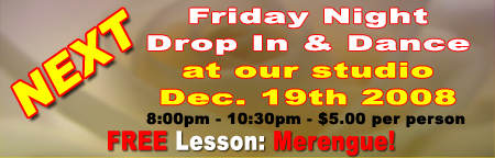 Friday Night Drop In Lesson & Dance