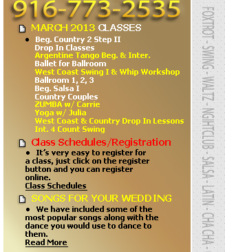 Register Now For March Classes! Register 03/10/08 For April Classes!