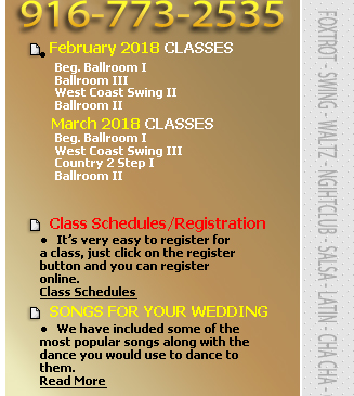 Register Now For March Classes! Register 03/10/08 For April Classes!